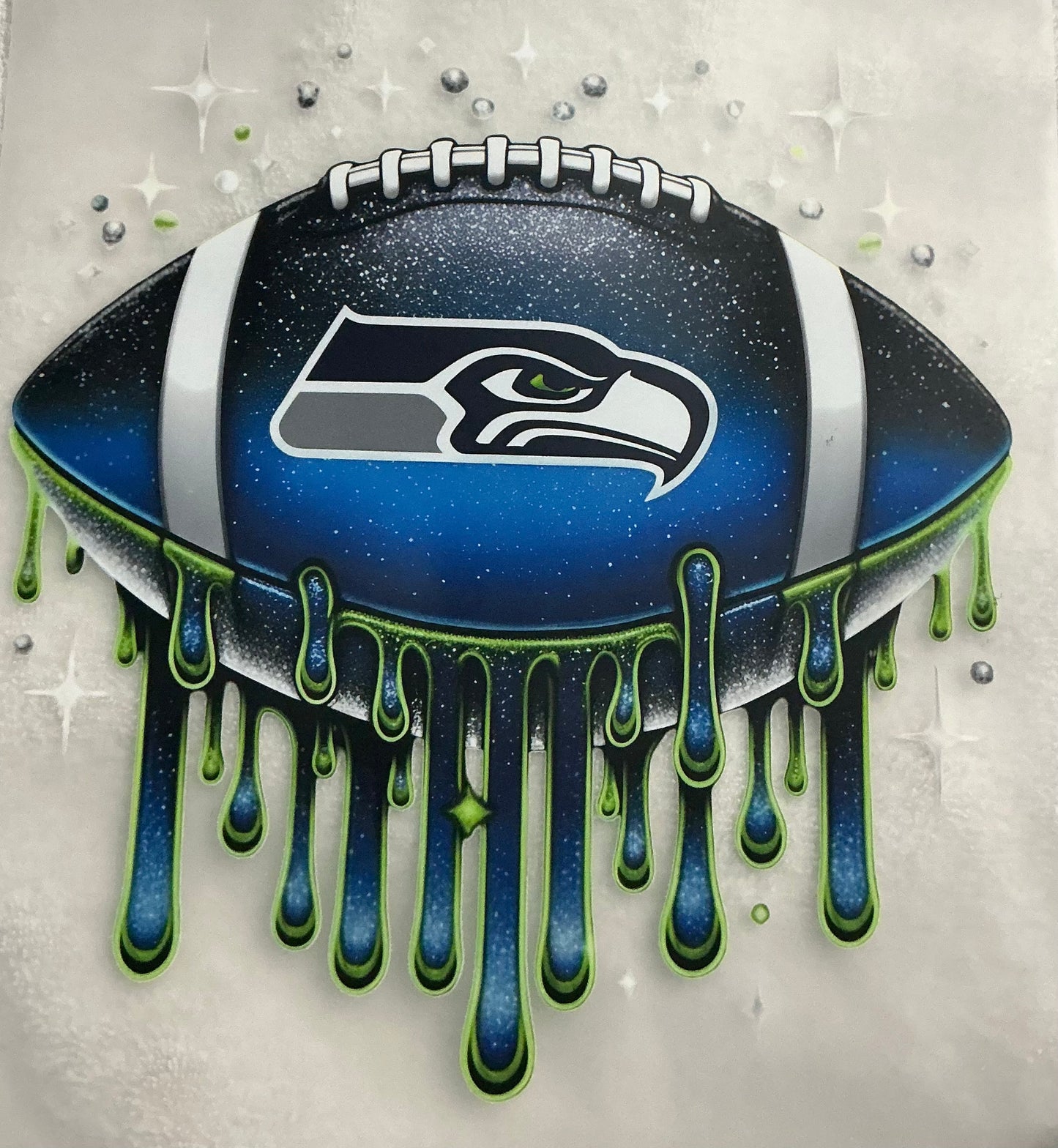 Seahawks football T-shirt transfer
