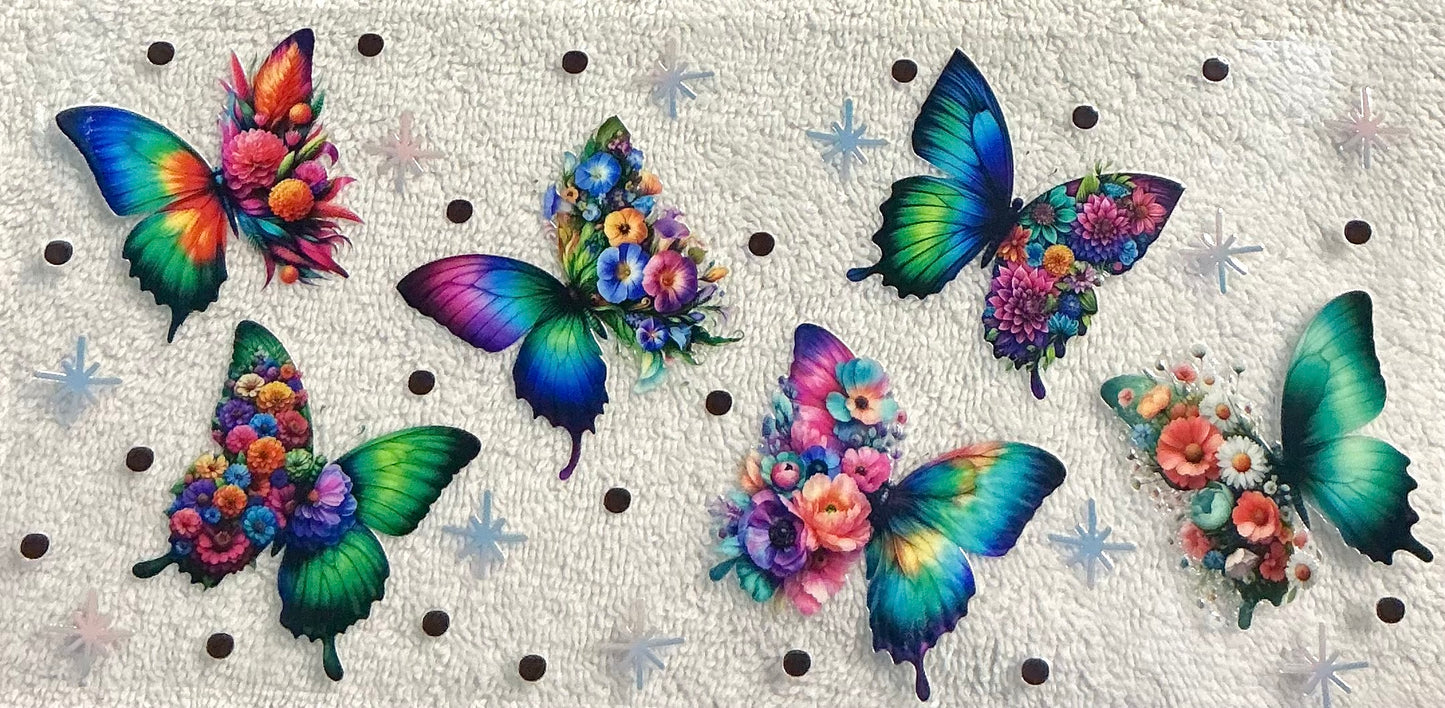 430- Colorful butterflies decal