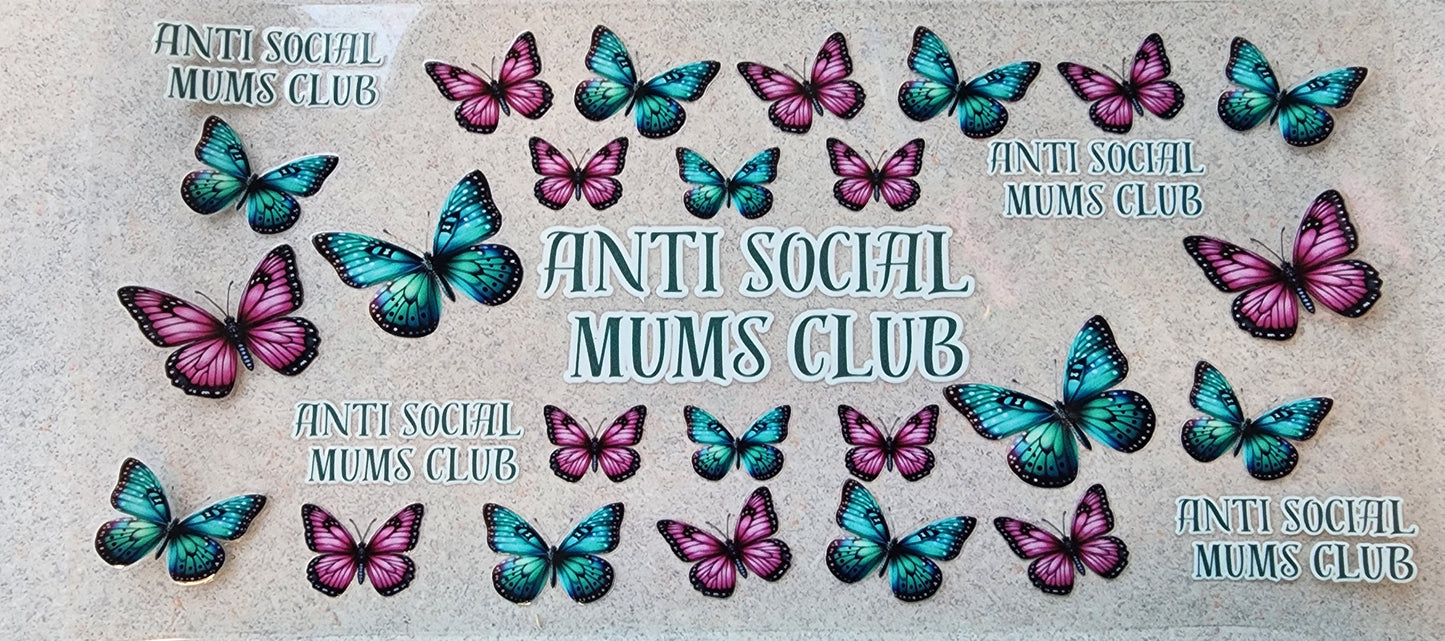 57-Anti Social mom Decal