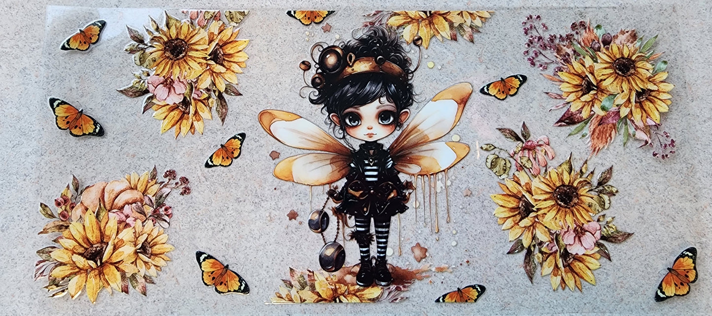 62-Sun Flower Girl Decal