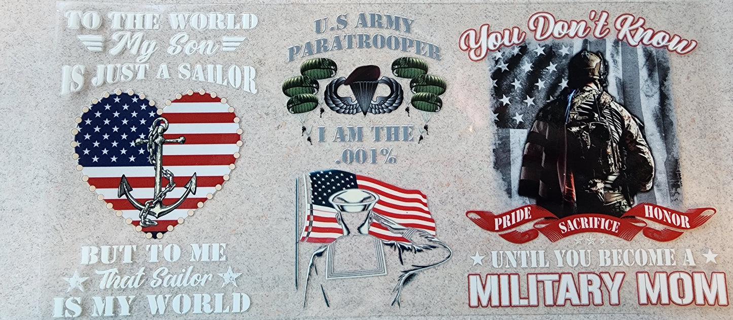 81-Military Mom Decal