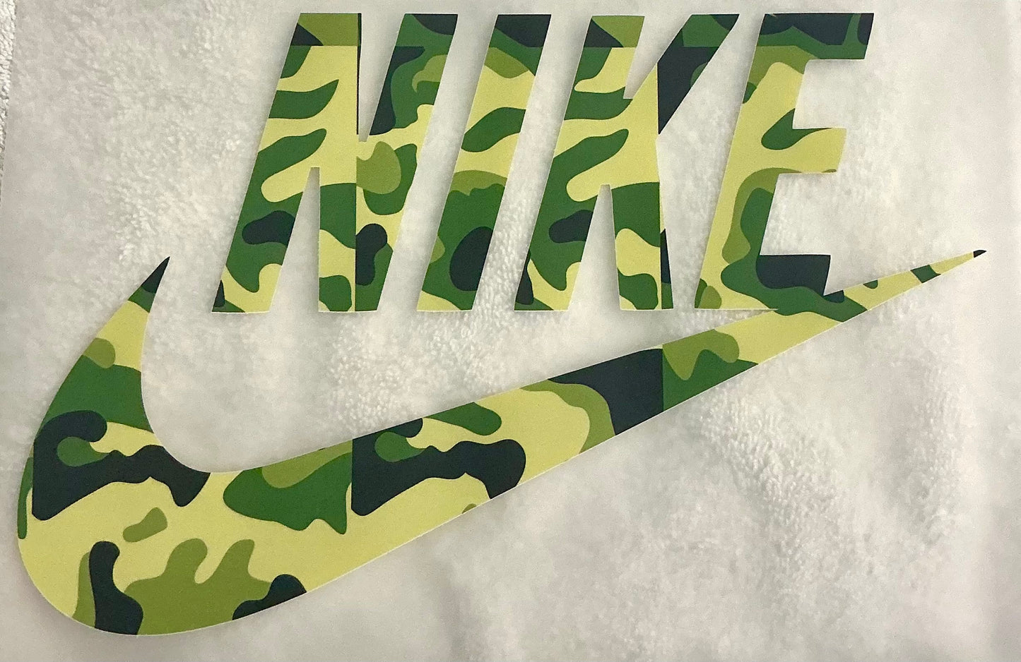 Camo Nike T-shirt transfer