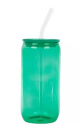 Green Glass Cup