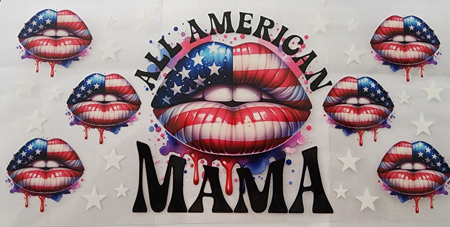 284-American Mama Decal