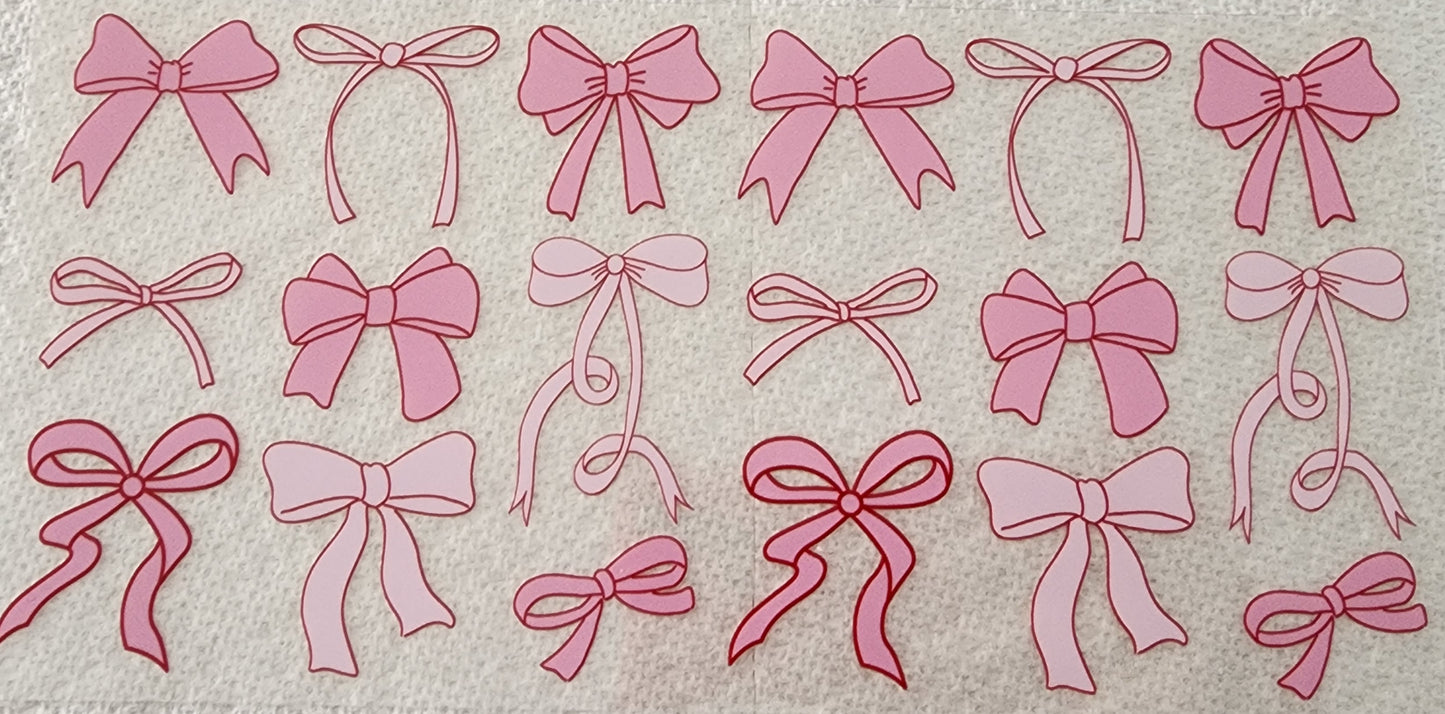 182-Pink Bows Decal