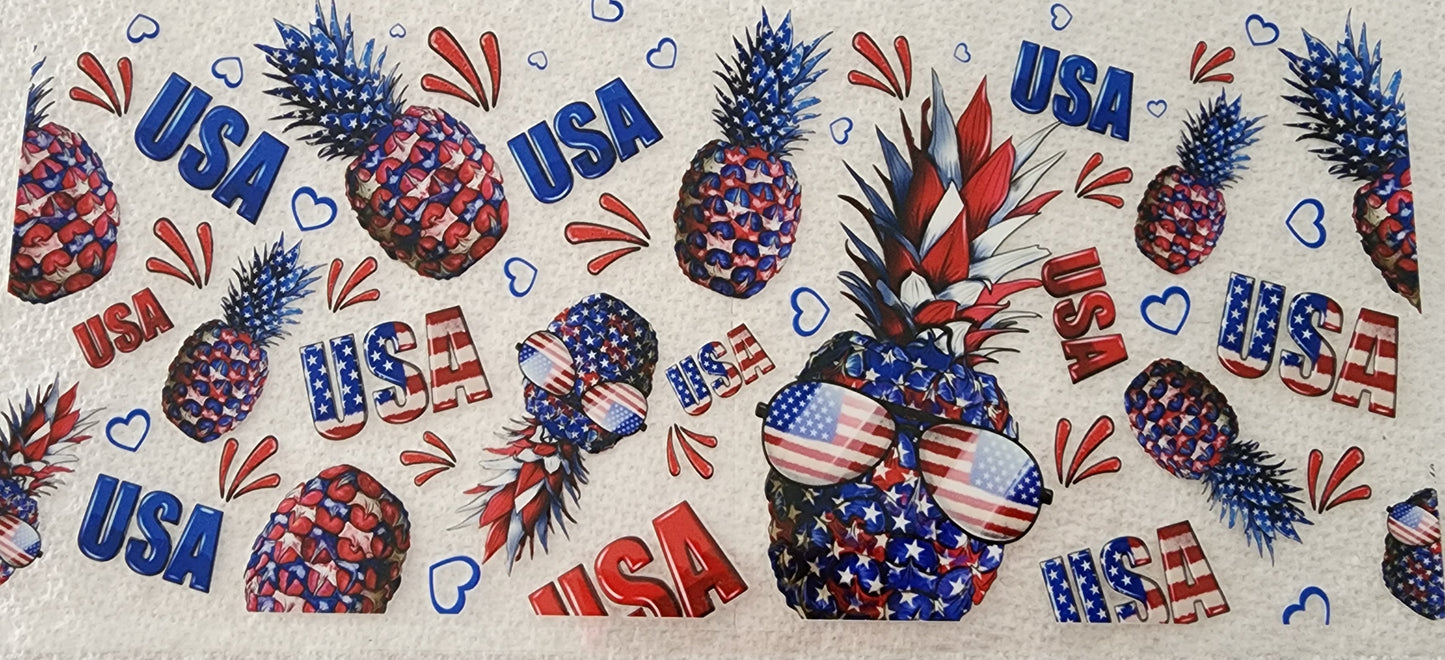 204-4th of July Pineapple Decal
