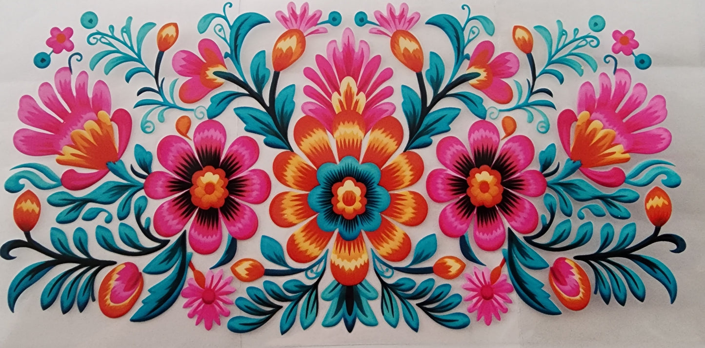290-Flowers Decal
