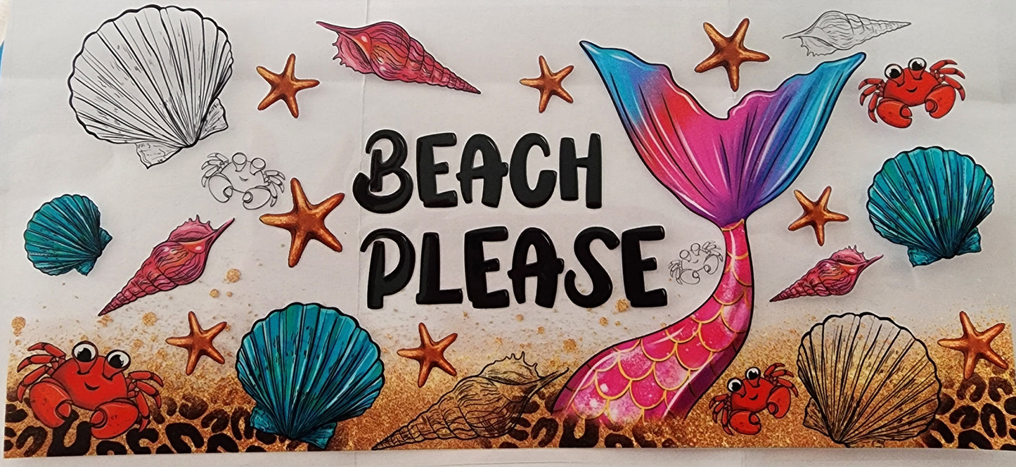 285-Beach Please Decal