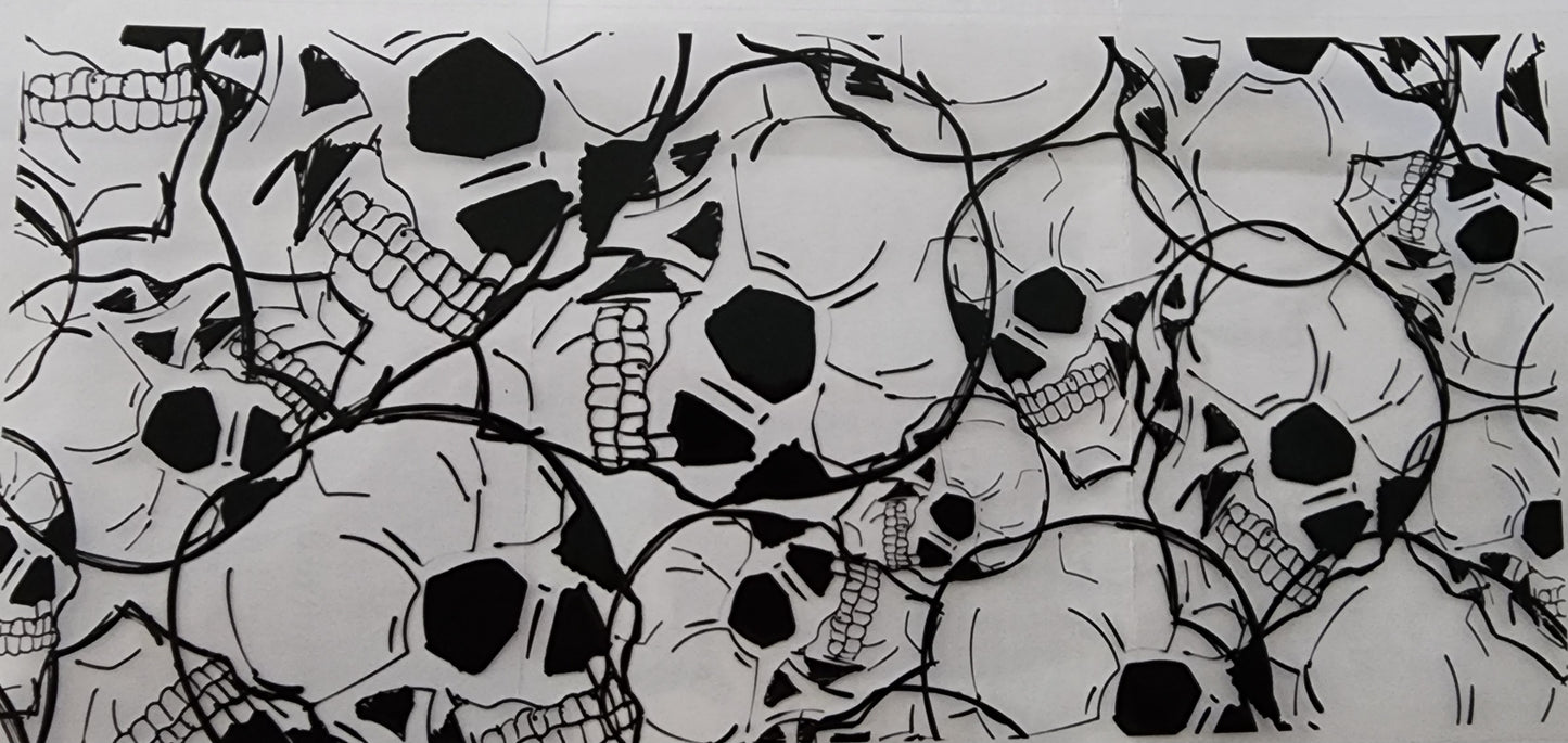 295-Skull Decal