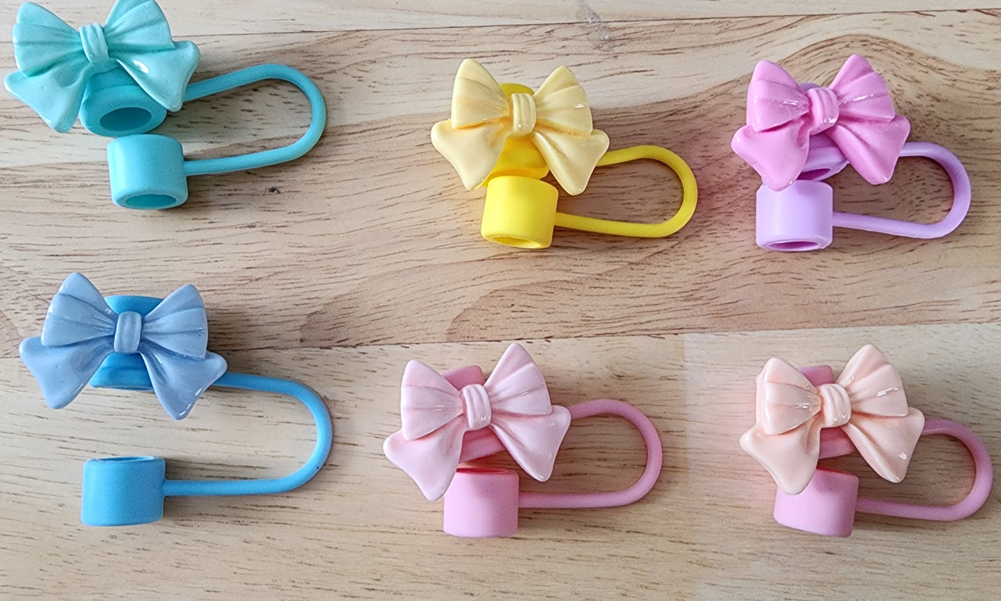 Bow Straw toppers