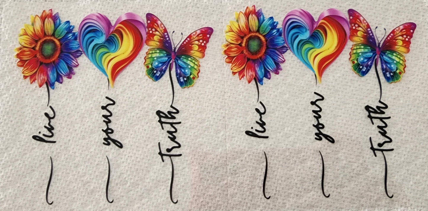 189-Live your truth decal