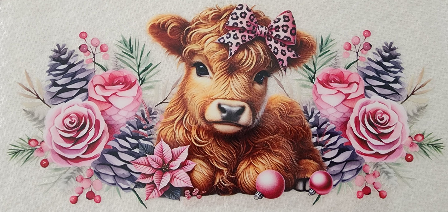 181-Pink Cow Decal
