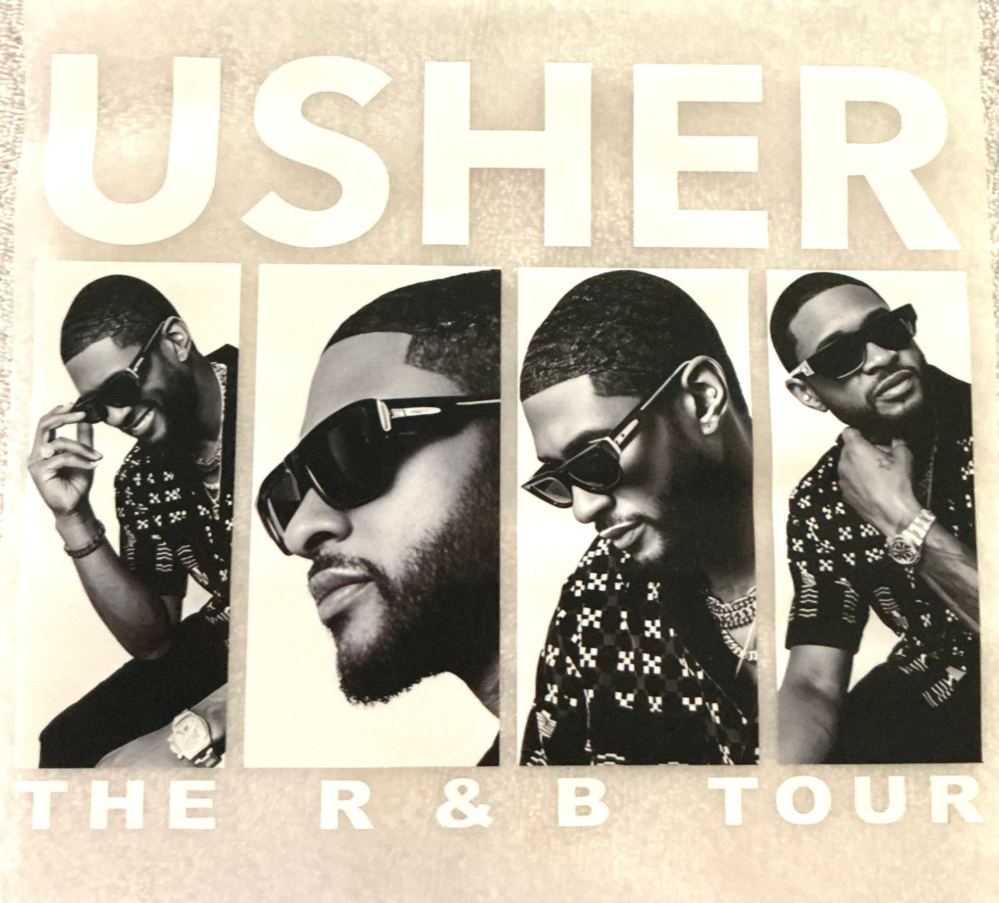 Usher t-shirt transfer