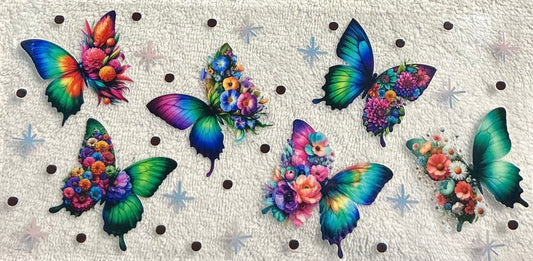 430- Colorful butterflies decal