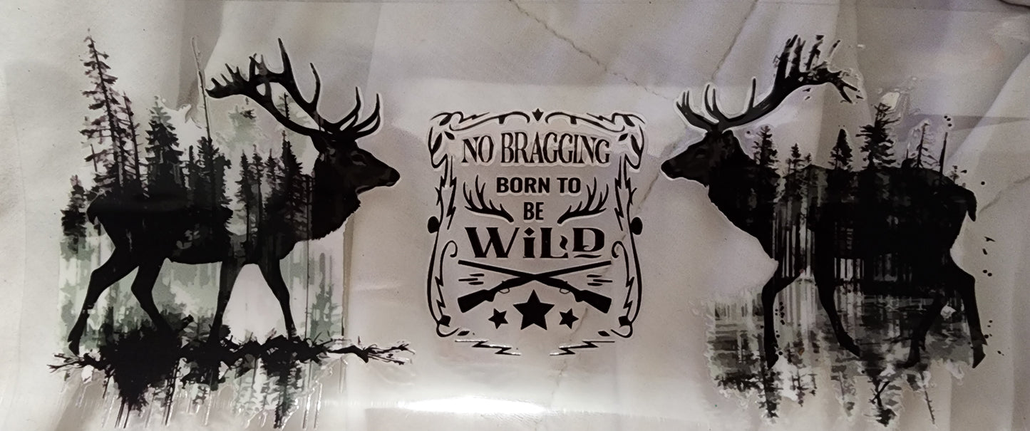 37-No Bragging Decal