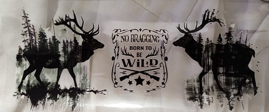 37-No Bragging Decal