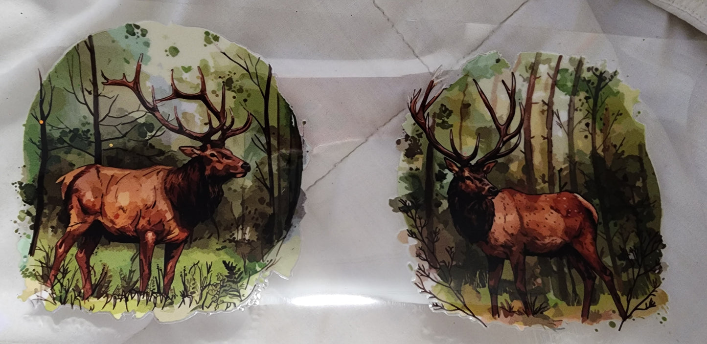 31- Green Deer Decal