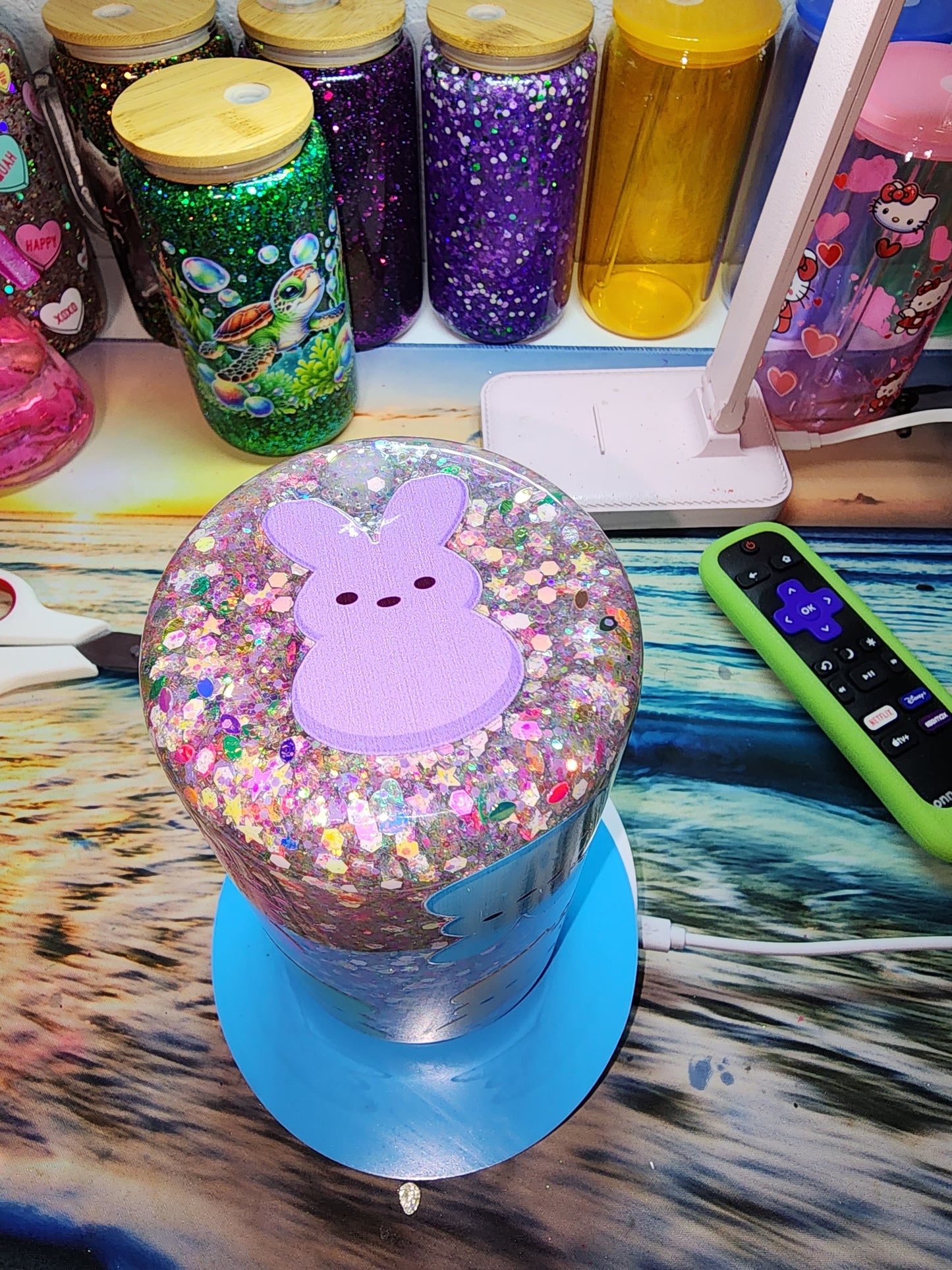 Peeps Glitter Cup