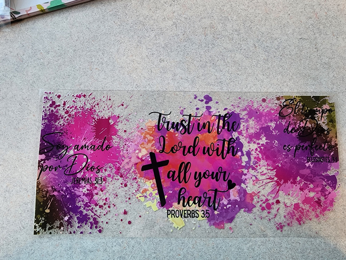 100-Trust in the Lord Decal