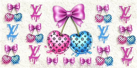 435- LV Cherries decal