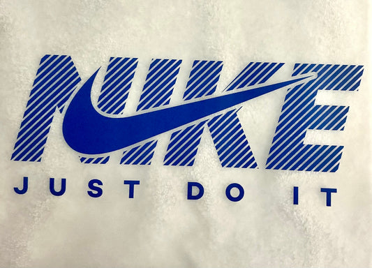 Blue Nike T-shirt transfer
