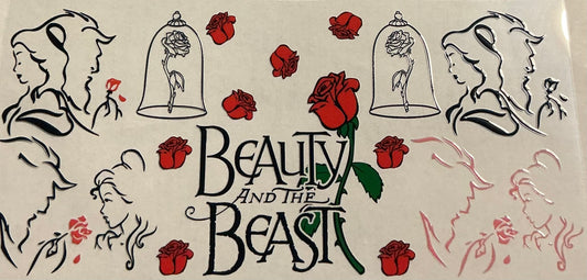 339- Beauty and the beast Decal