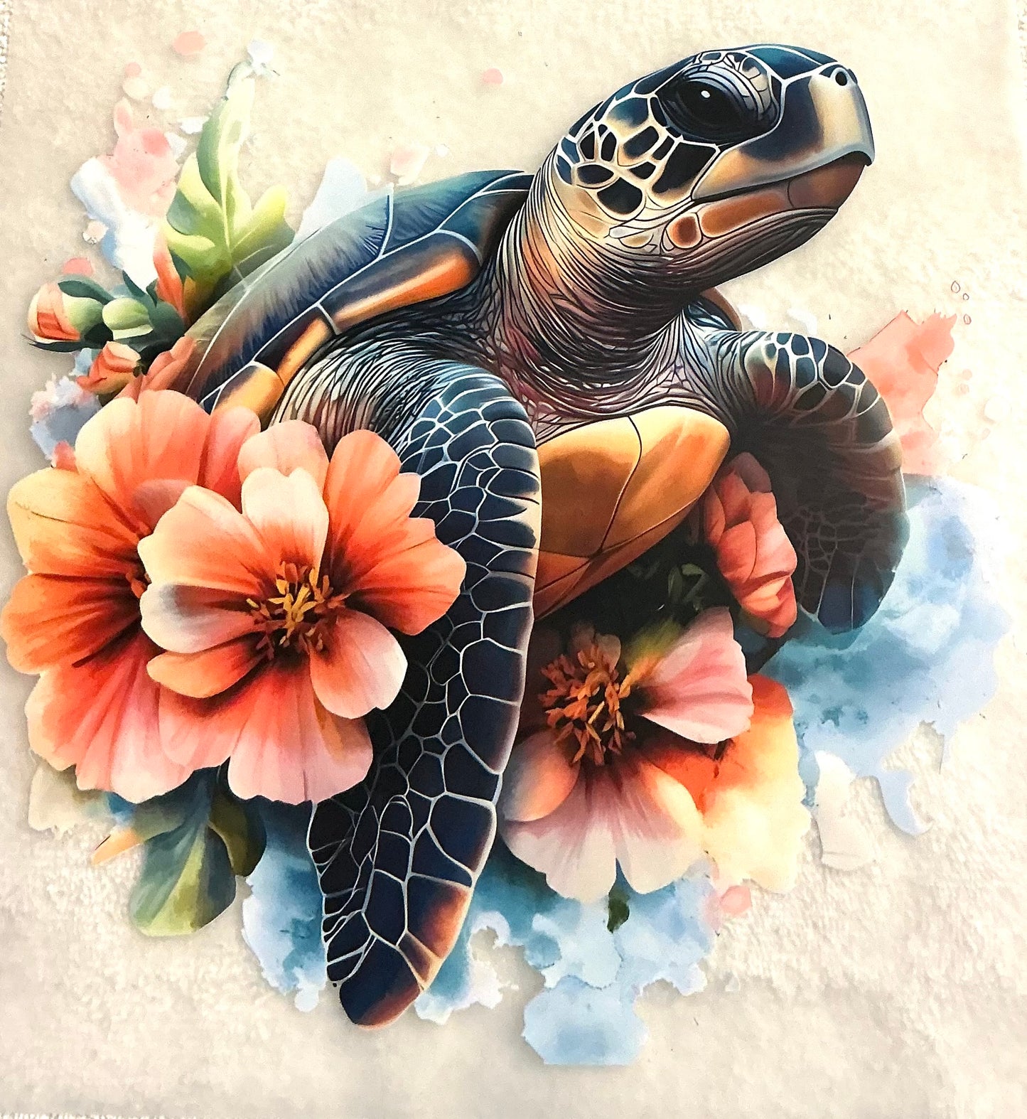 Turtle flower transfer
