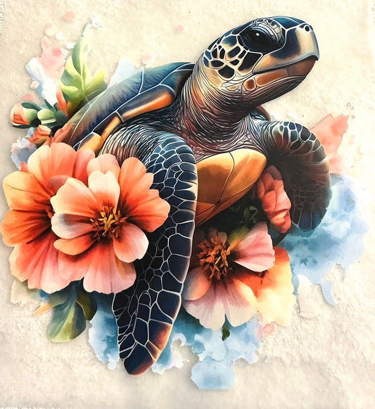 Turtle flower transfer