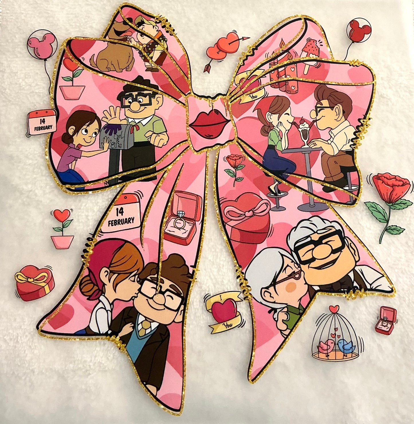 UP bow shirt transfer