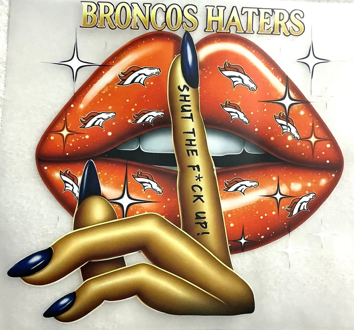 Broncos haters T-shirt transfer