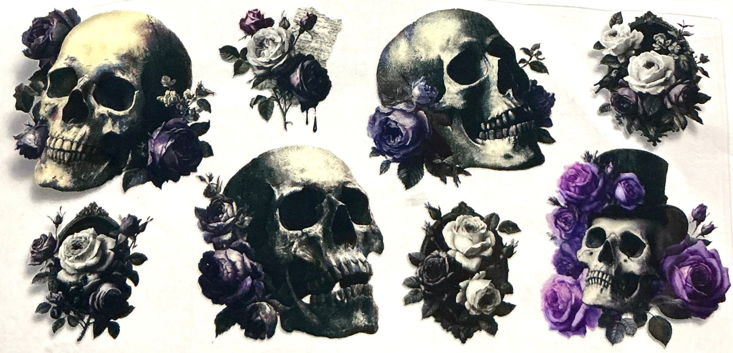 377-Skull decal