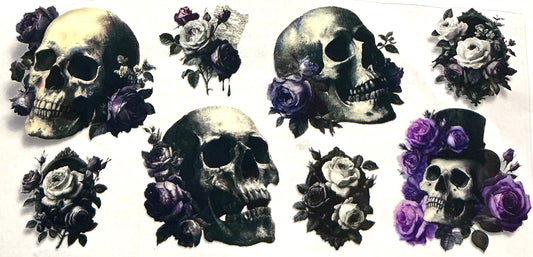 377-Skull decal