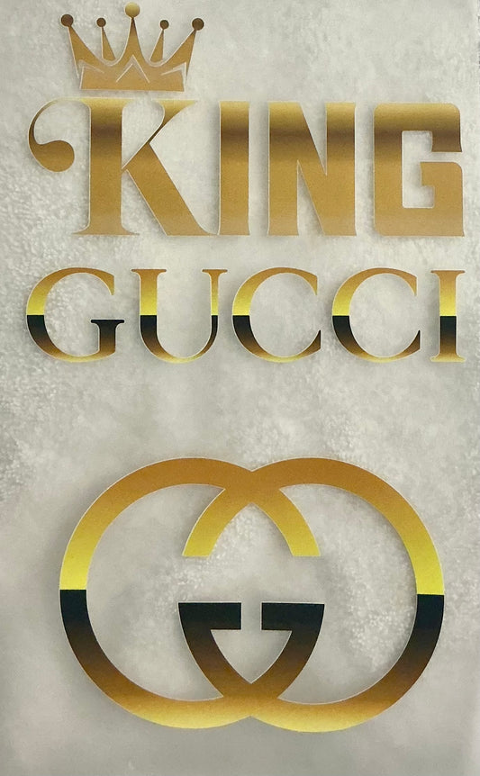 King Gucci T-shirt transfer