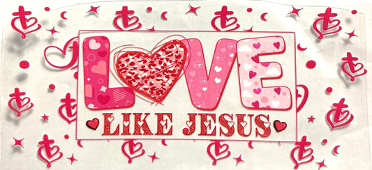 381-Love like Jesus decal