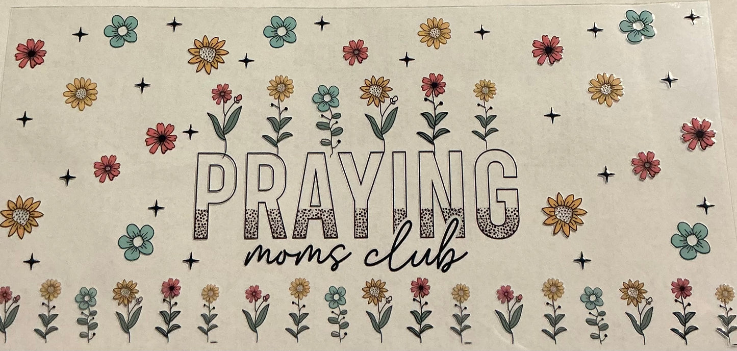 353-Praying moms club Decal