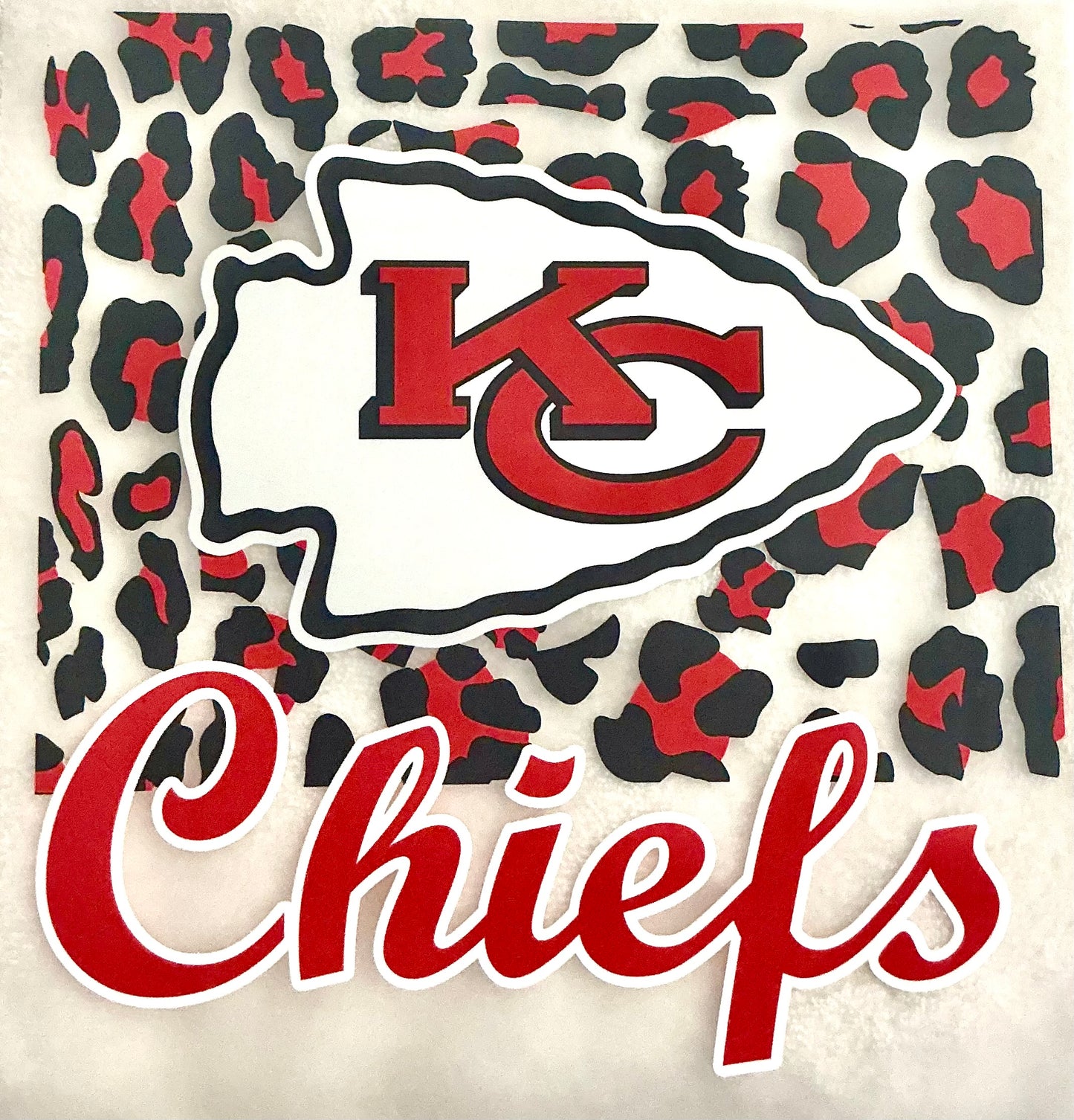 Kc print T-shirt transfer