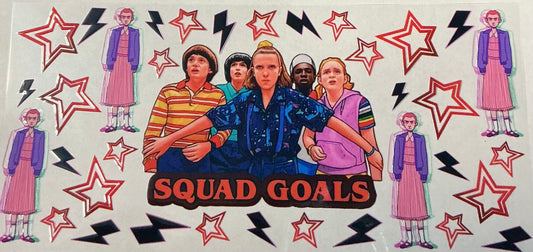 321-Stranger Things Squad Goal decal