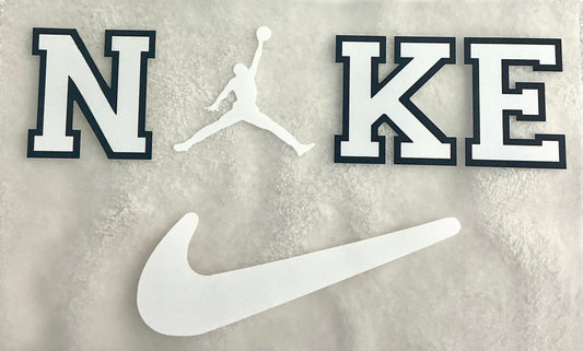 White Nike T-shirt transfer