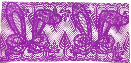 385-Purple lace decal