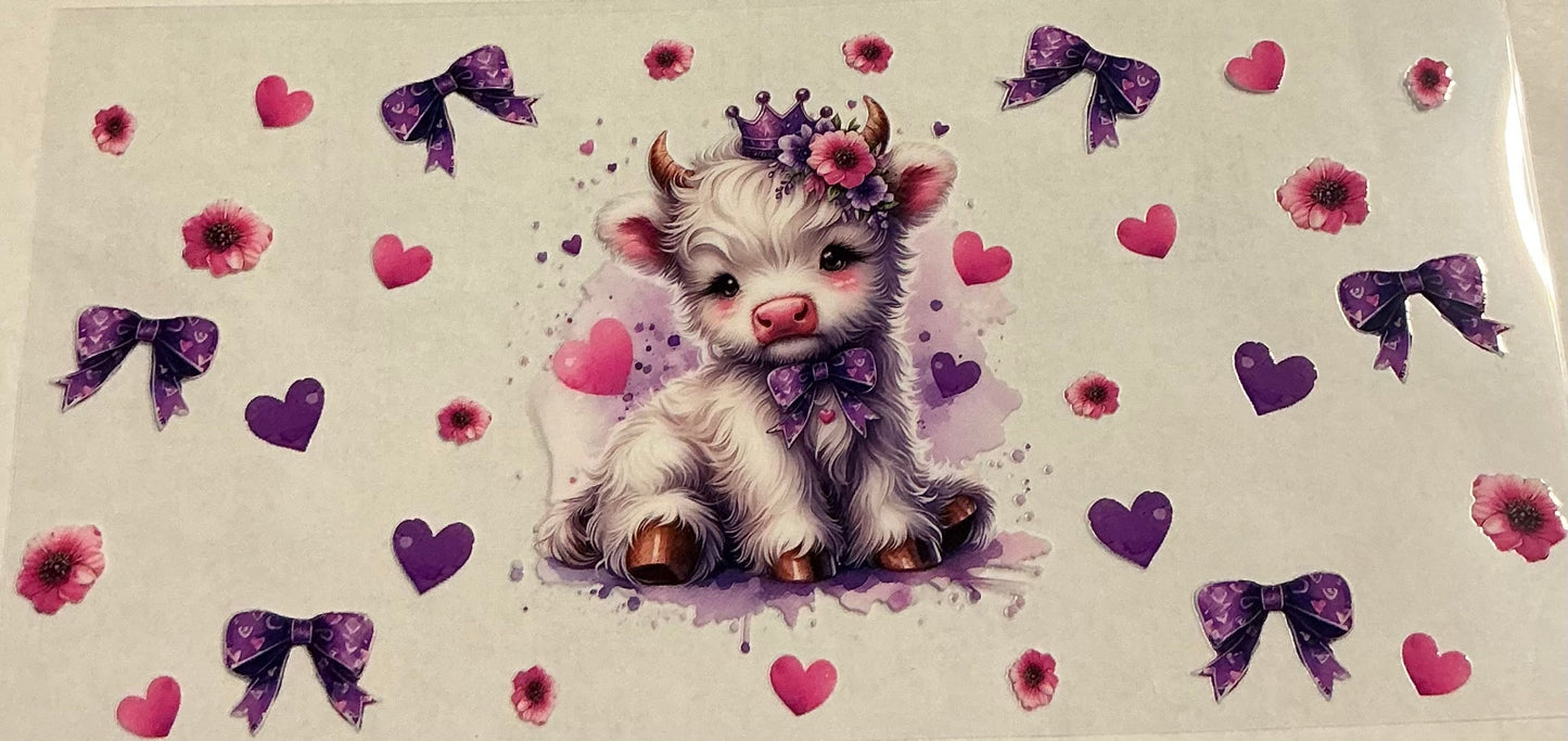 326- Heart Cow Decal