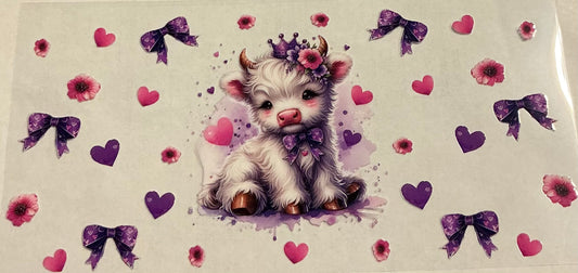 326- Heart Cow Decal