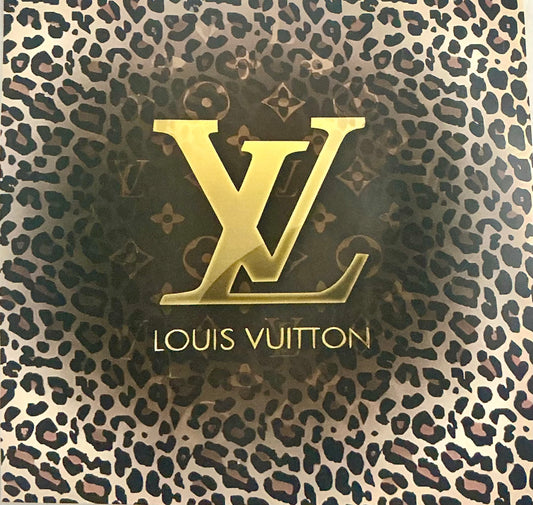 Animal print LV T-shirt transfer