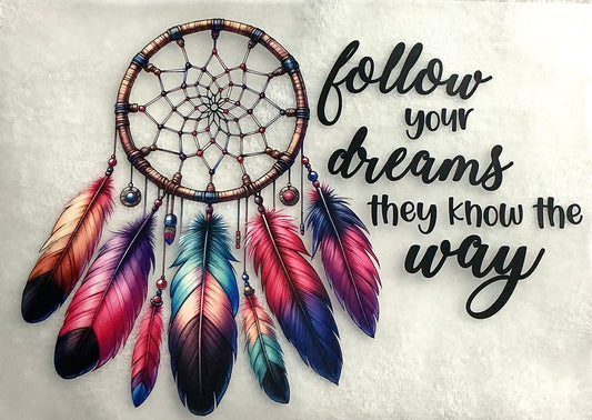 Follow your dreams T-shirt transfer