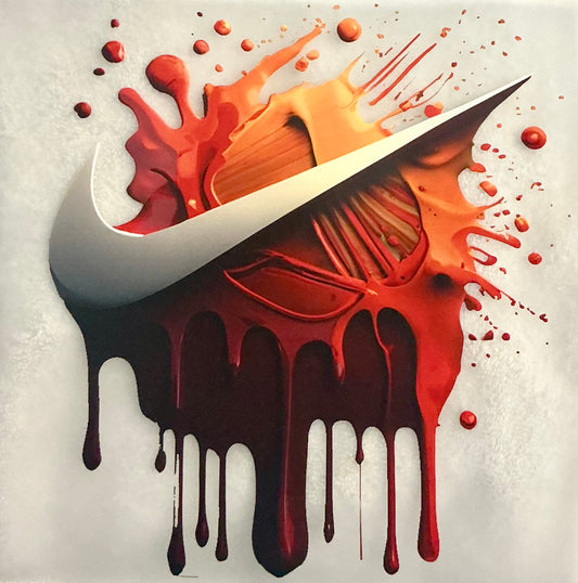 Nike splash T-shirt transfer