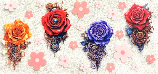 432- Rose decal