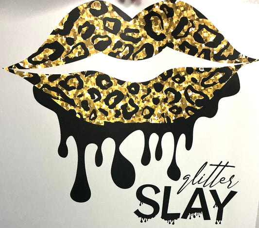 Glitter slay transfer