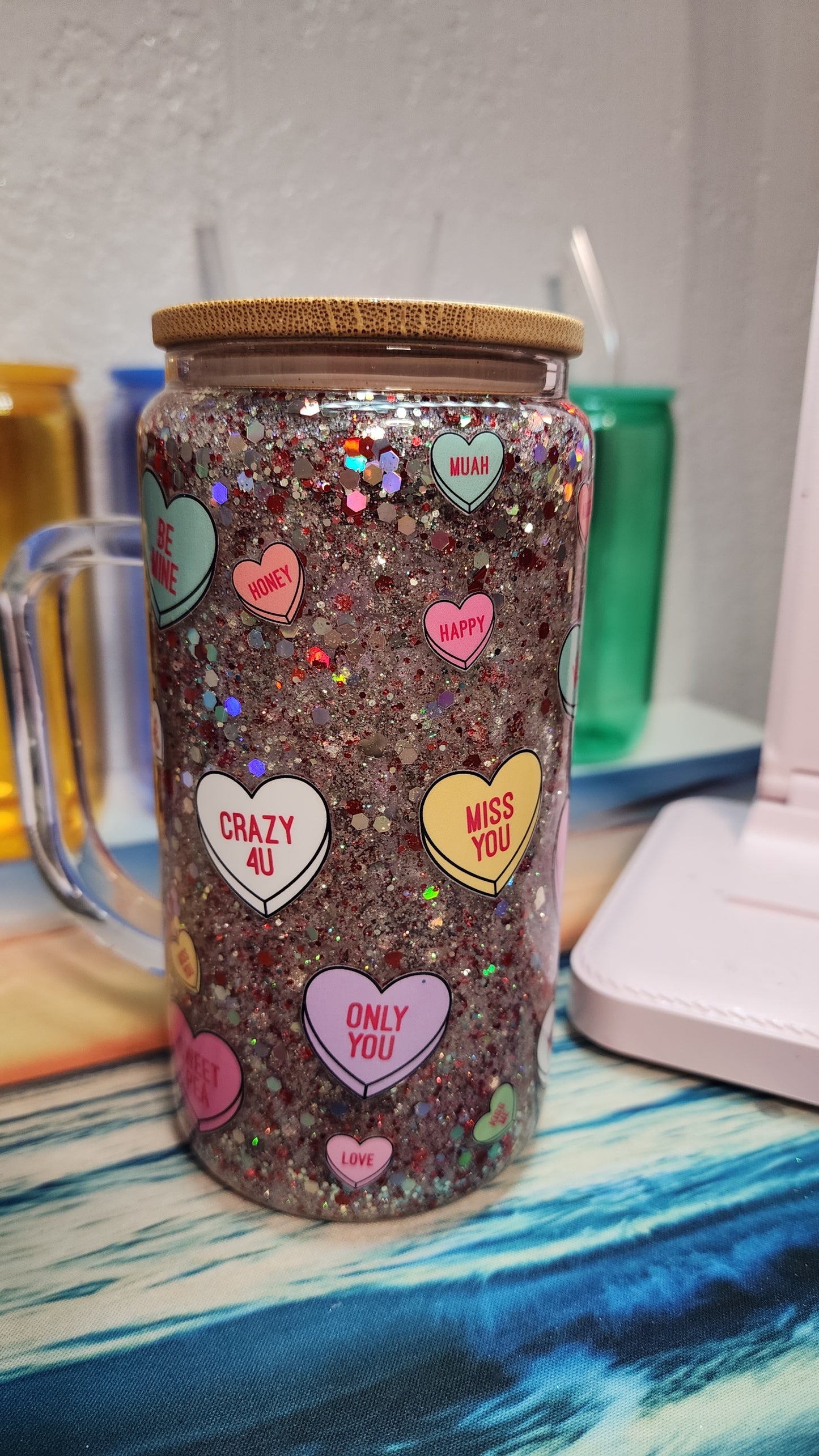 V-Day Candy Hearts Cup