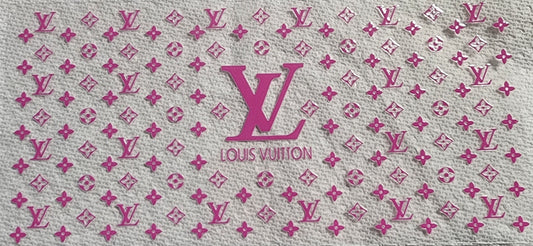 244-Pink LV Decal