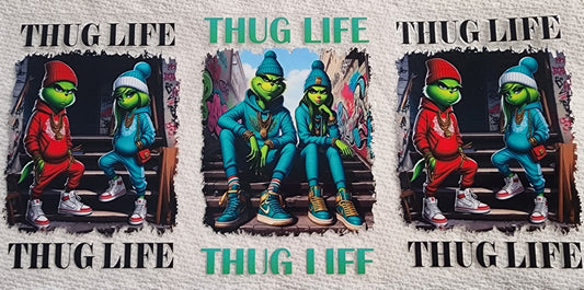 227-Grinch Thug Life Decal