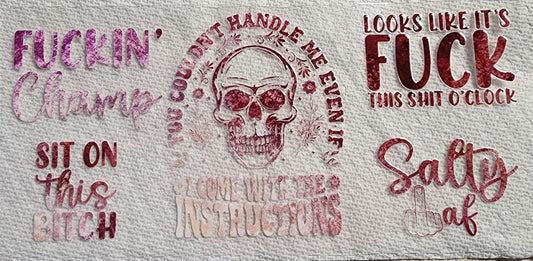 229-Funny Skull Decal
